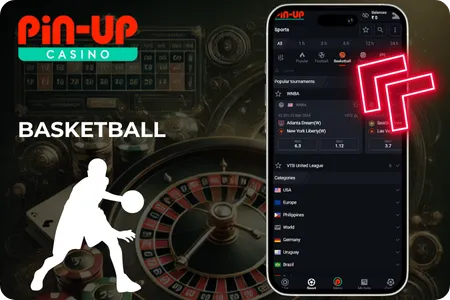 Pin Up Basketball