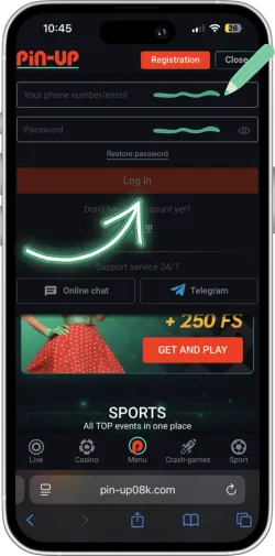 Official website login
