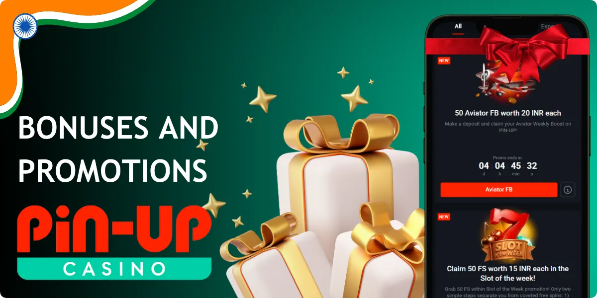 Pin-Up deposit bonuses